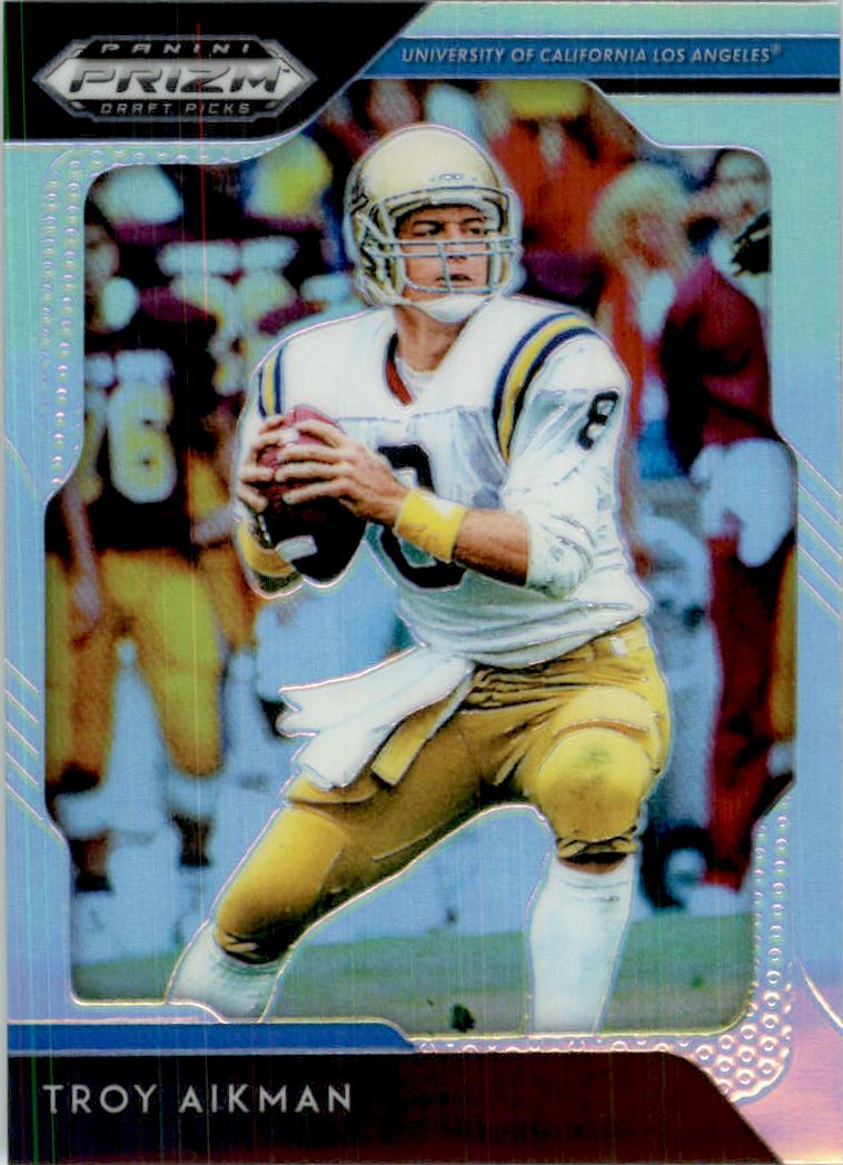 2019 Panini Prizm Draft Picks Prizms Silver #97 Troy Aikman