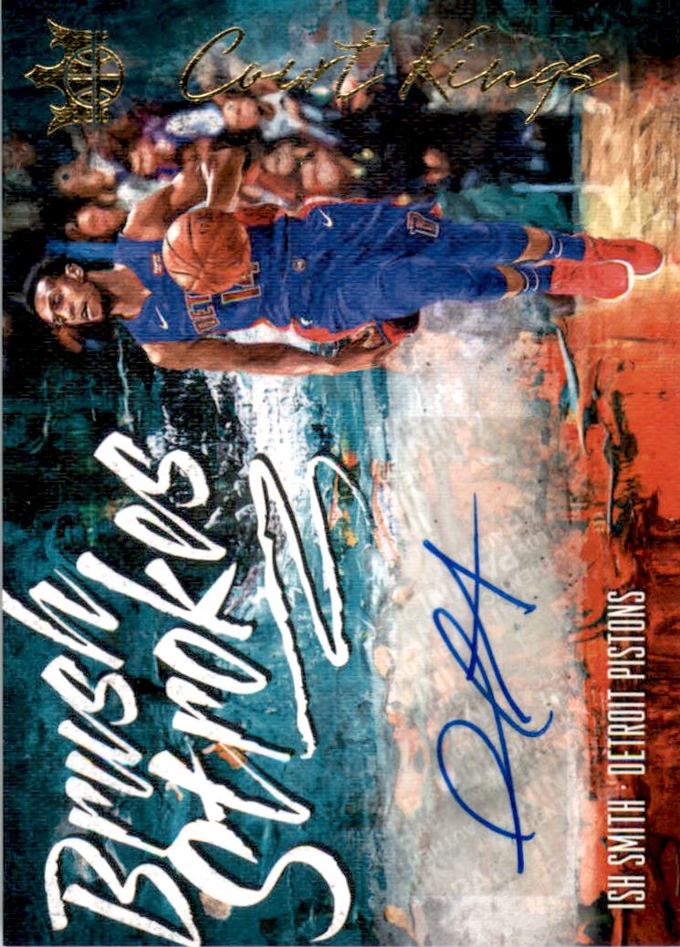 2018-19 Court Kings Brush Strokes Autographs #40 Ish Smith/149
