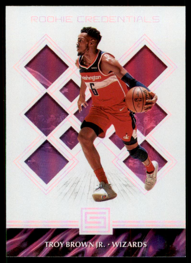 2018-19 Panini Status Rookie Credentials #12 Troy Brown Jr.