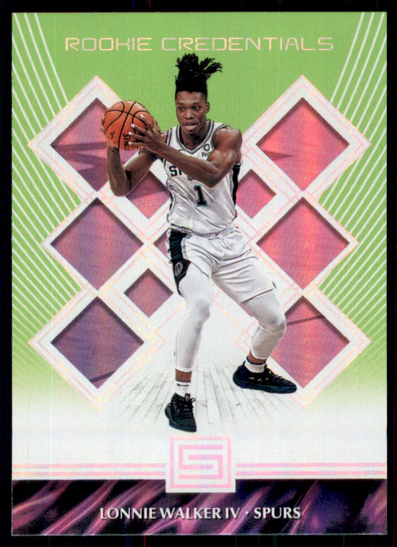2018-19 Panini Status Rookie Credentials Green #32 Lonnie Walker IV