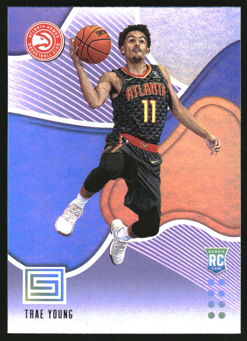 2018-19 Panini Status Purple #192 Trae Young