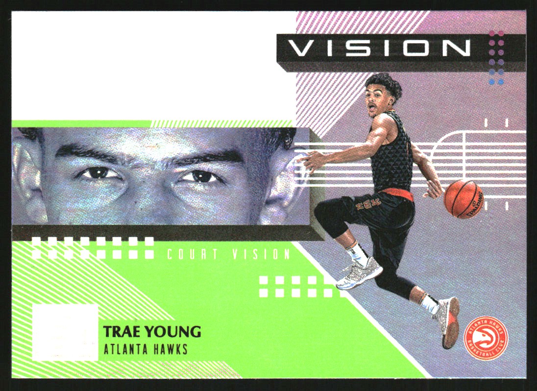 2018-19 Panini Status Court Vision Green #8 Trae Young