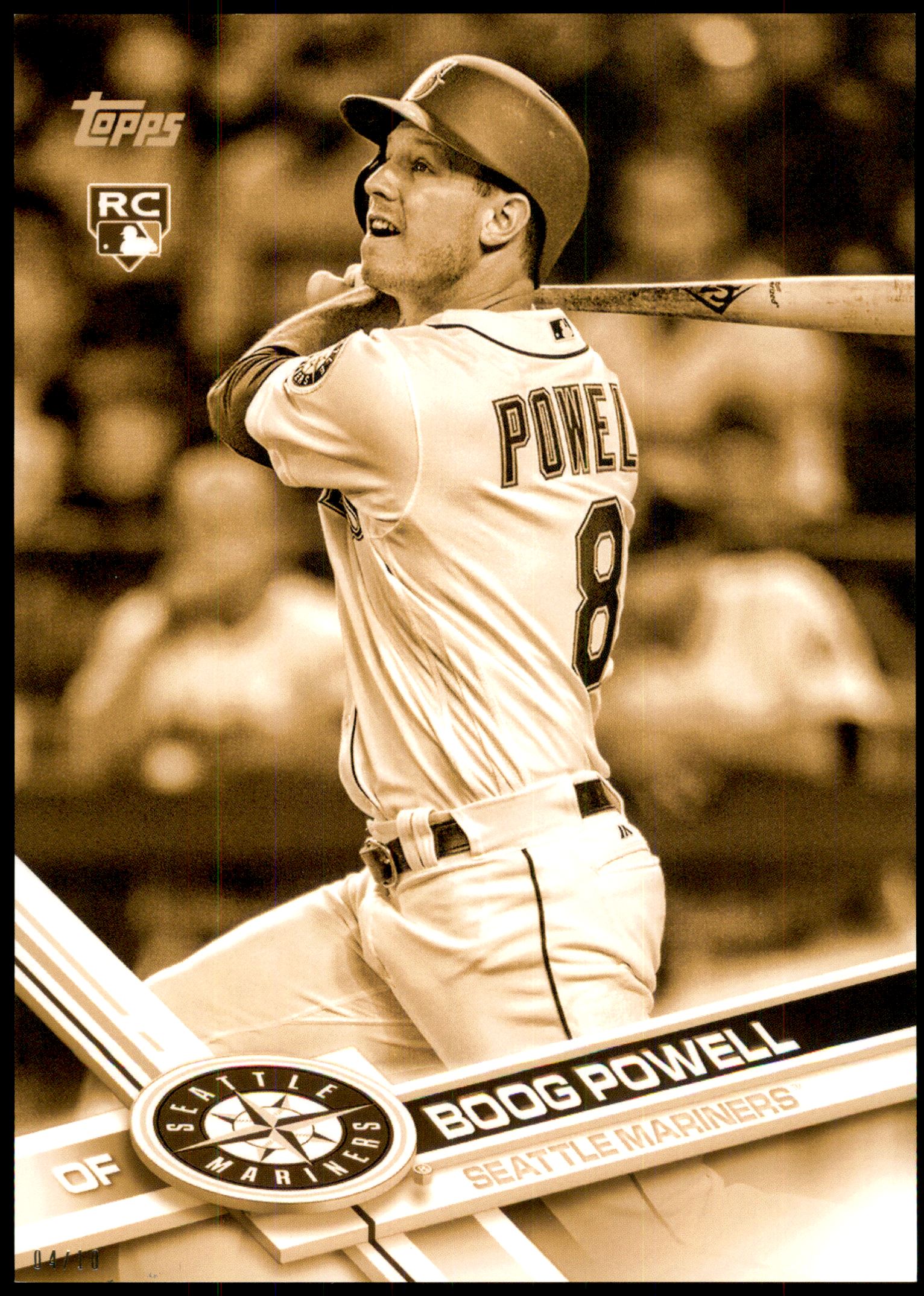 2017 Topps Update 5x7 Clear Gold #US264 Boog Powell