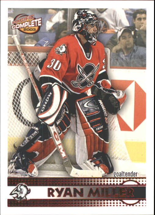 2002-03 Pacific Complete Red #547 Ryan Miller