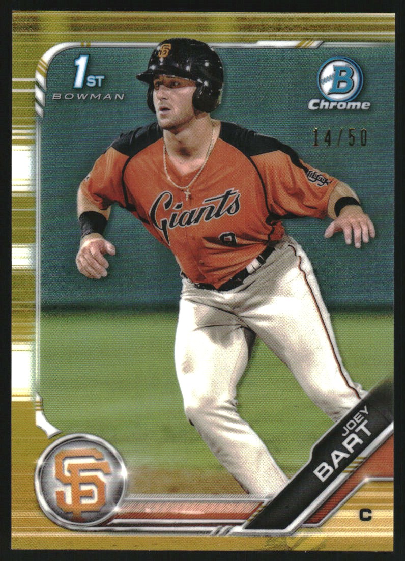 2019 Bowman Chrome Prospects Joey Bart ROOKIE #BCP-50 PSA 10 GEM