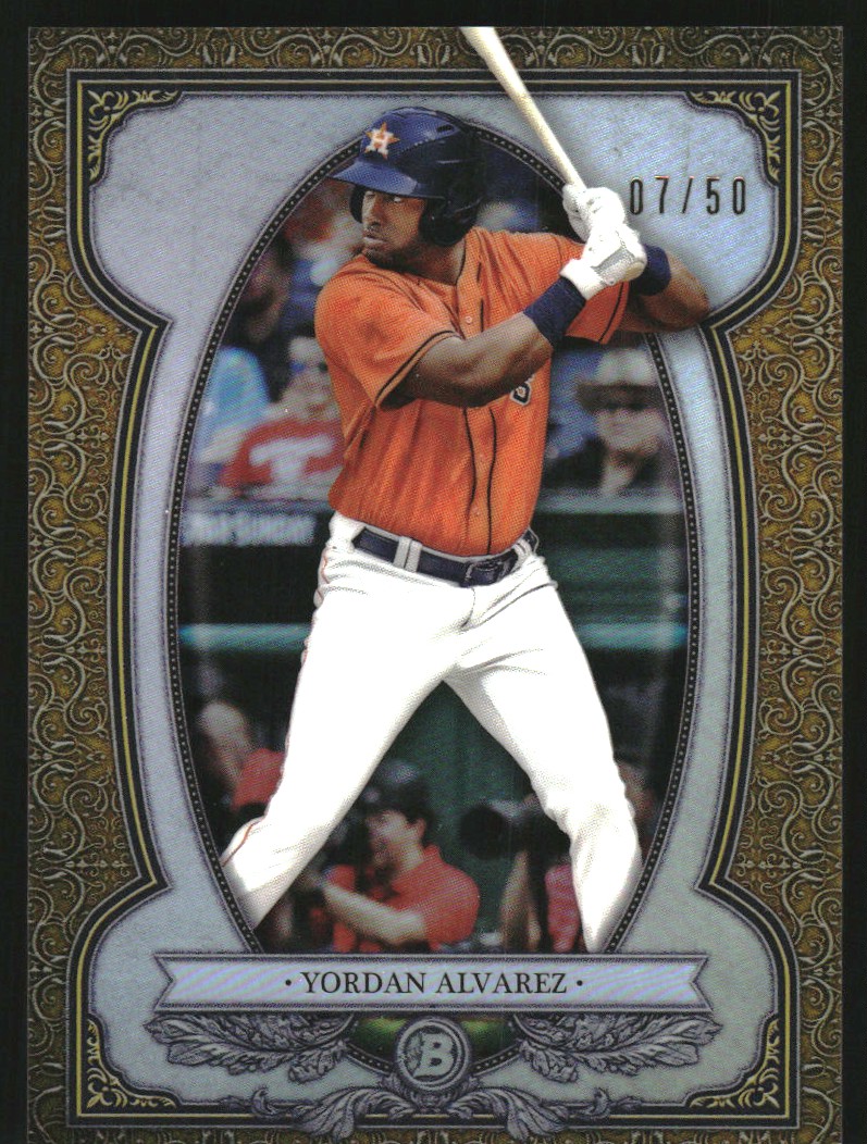 2019 Bowman Platinum Top Prospects #TOP100 Yordan Alvarez on