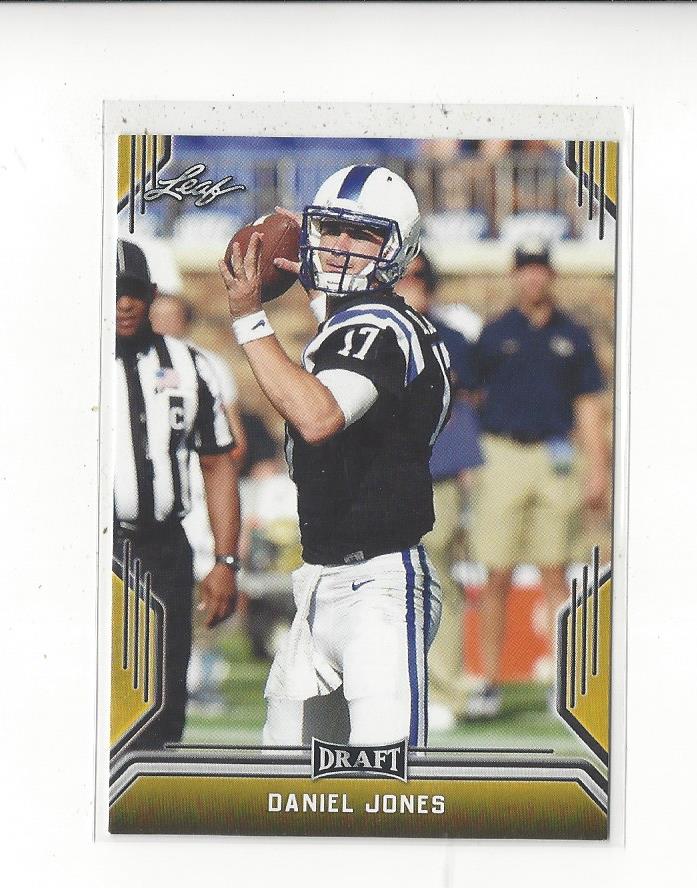 2019 Leaf Draft Gold #45 Daniel Jones
