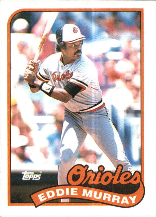 1989 Topps Baseball Card 625 Eddie Murray ORIOLES R16179 eBay