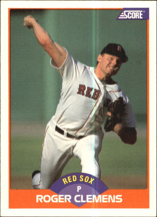 1989 Score Baseball Card 350 Roger Clemens RED SOX R16922 eBay