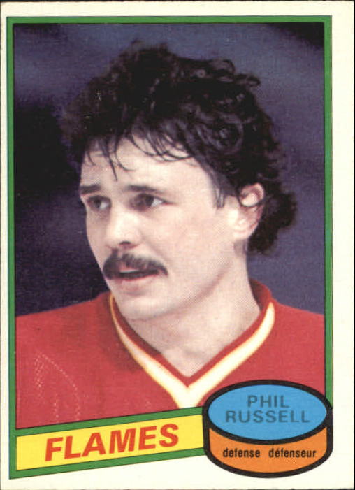 1980-81 O-Pee-Chee #226 Phil Russell FLAMES S11124