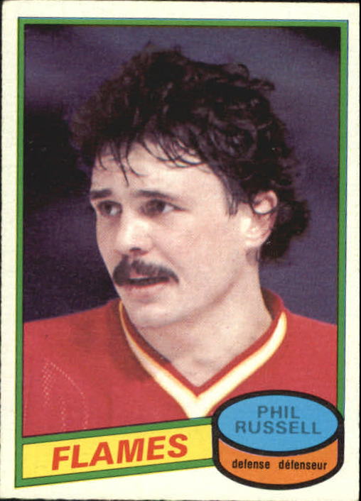 1980-81 O-Pee-Chee #226 Phil Russell FLAMES S11165