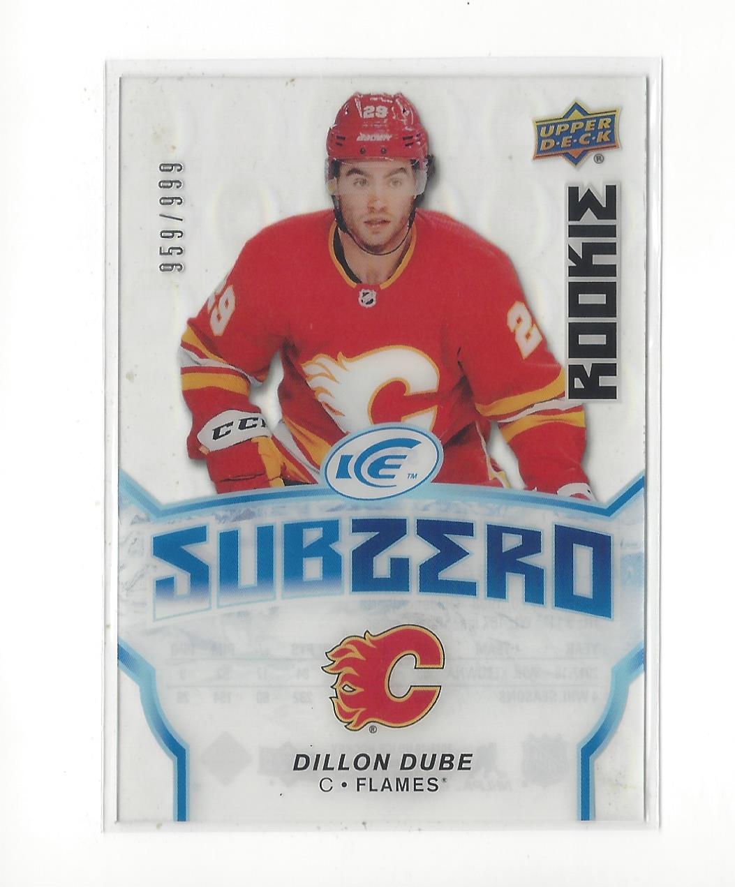 2018-19 Upper Deck Ice Sub Zero #SZ22 Dillon Dube