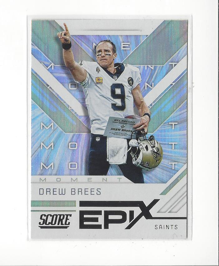 2019 Score Epix Moment #4 Drew Brees