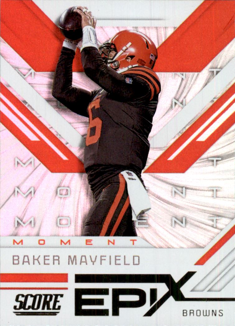 2019 Score Epix Moment #10 Baker Mayfield - NM-MT