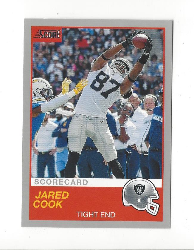 2019 Score Scorecard #34 Jared Cook