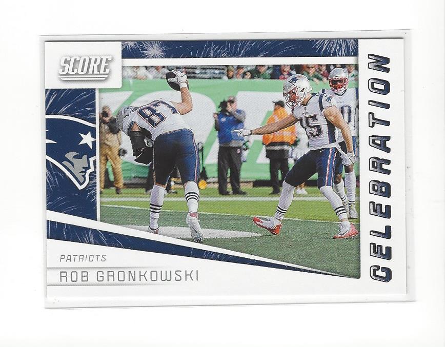 2019 Score Celebration #6 Rob Gronkowski