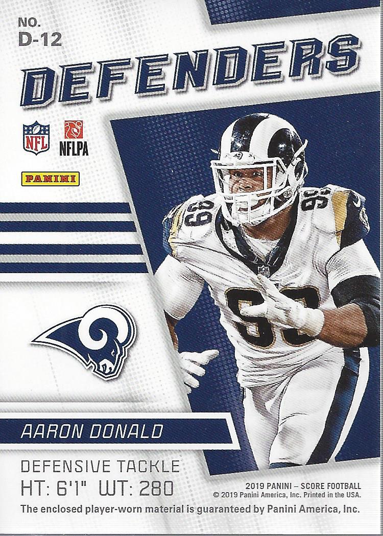 Aaron Donald [Jersey Number] #140 Prices, 2019 Donruss