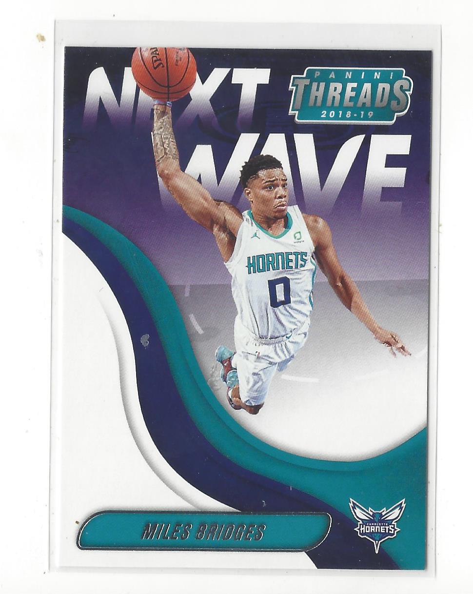 2018-19 Panini Threads Next Wave #10 Miles Bridges