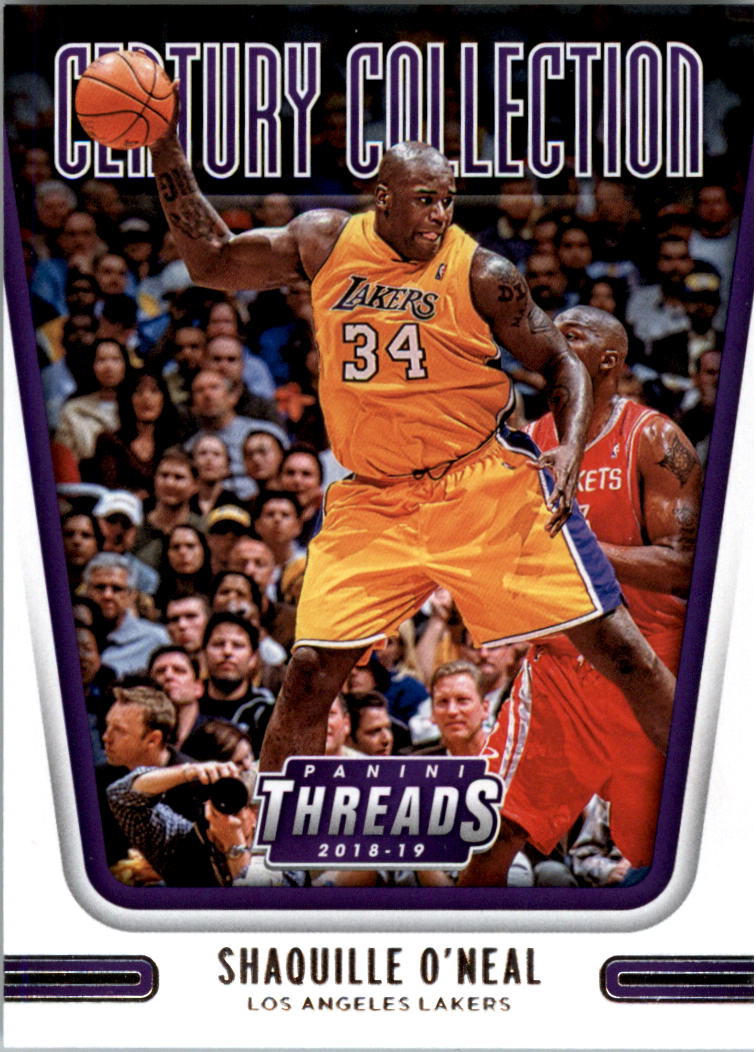 2018-19 Panini Threads Century Collection #9 Shaquille O'Neal