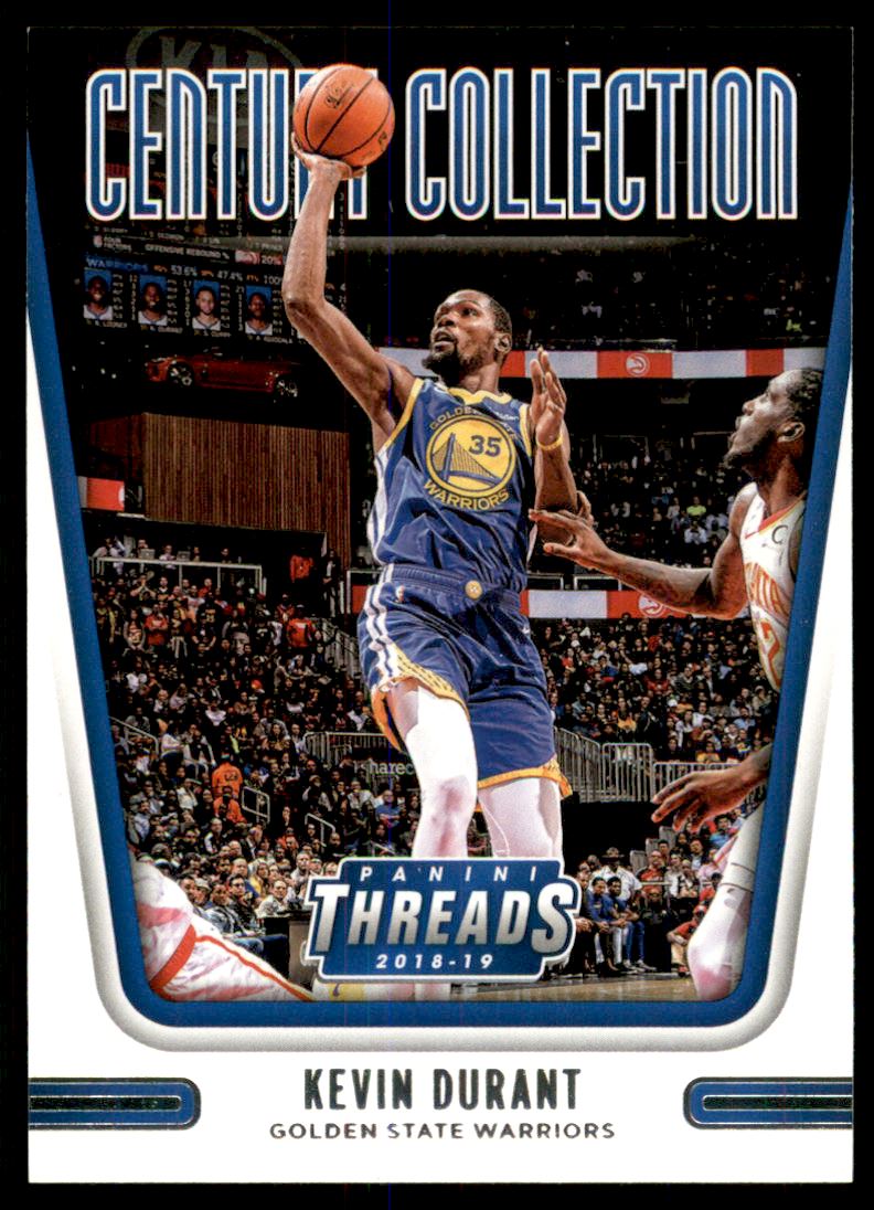 2018-19 Panini Threads Century Collection #17 Kevin Durant