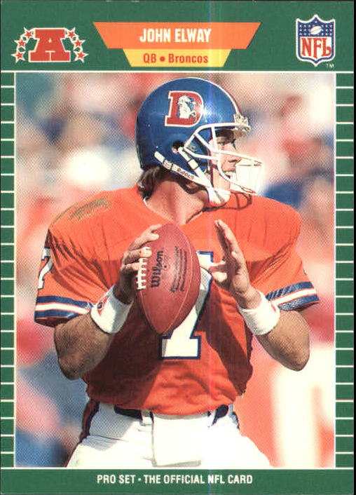 1989 Pro Set Football Card 100 John Elway BRONCOS R19475 eBay