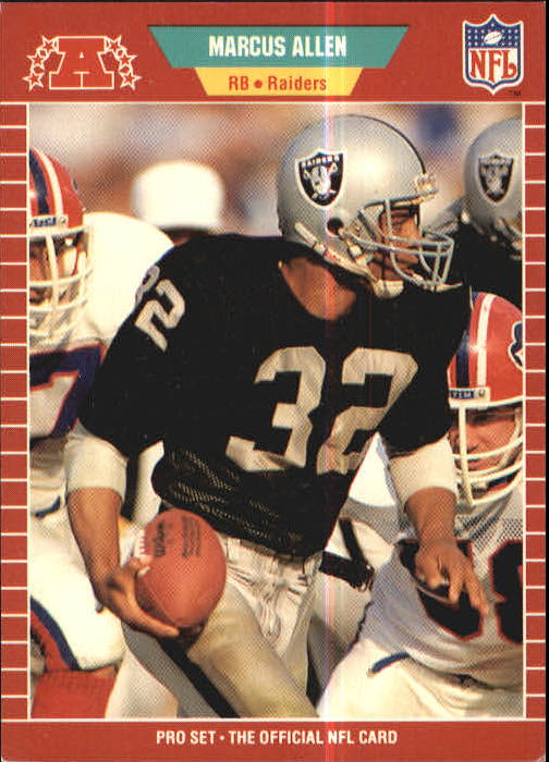 1989 Pro Set Football Card #182 Marcus Allen RAIDERS R19480 | eBay