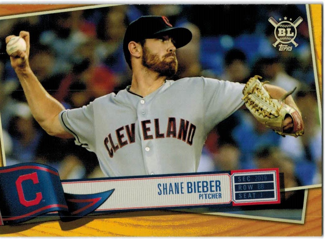  2022 TOPPS RAINBOW FOIL #21 SHANE BIEBER CLEVELAND