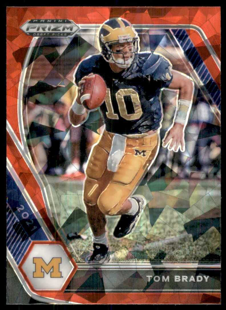 2021 Panini Prizm Draft Picks Prizms Red Ice #6 Tom Brady