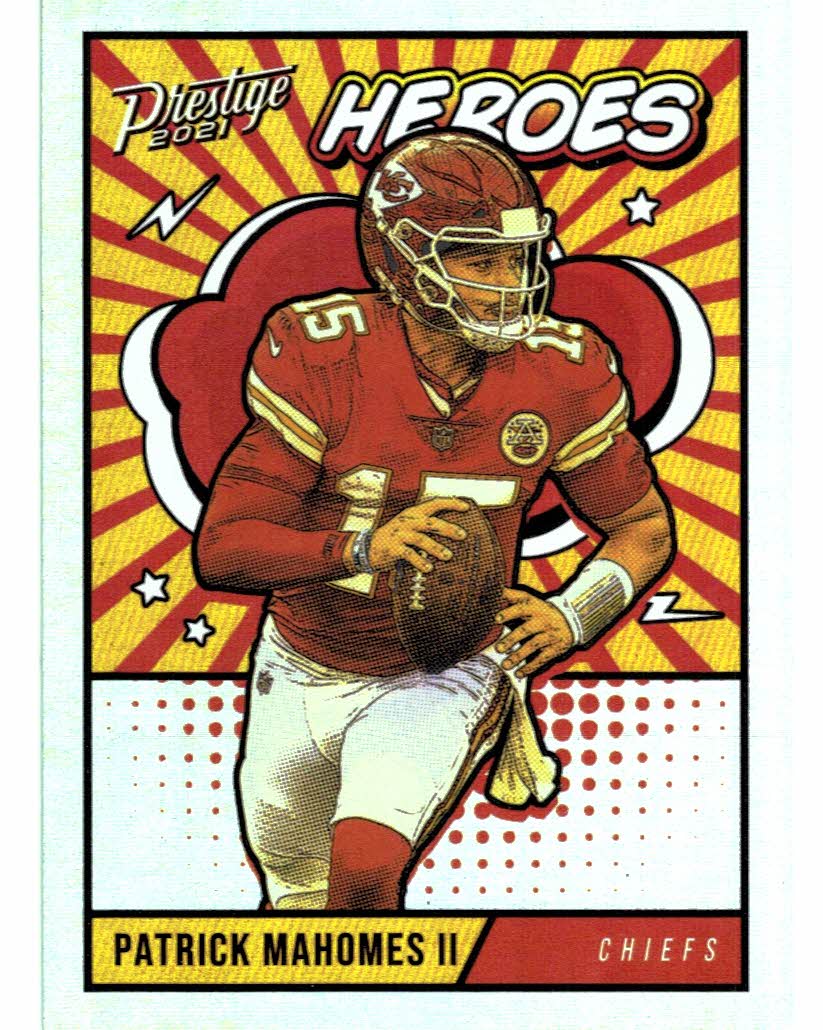 2021 Prestige Heroes 3 Patrick Mahomes II NMMT The Dugout