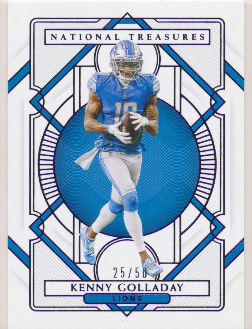 2020 Panini National Treasures Purple #34 Kenny Golladay