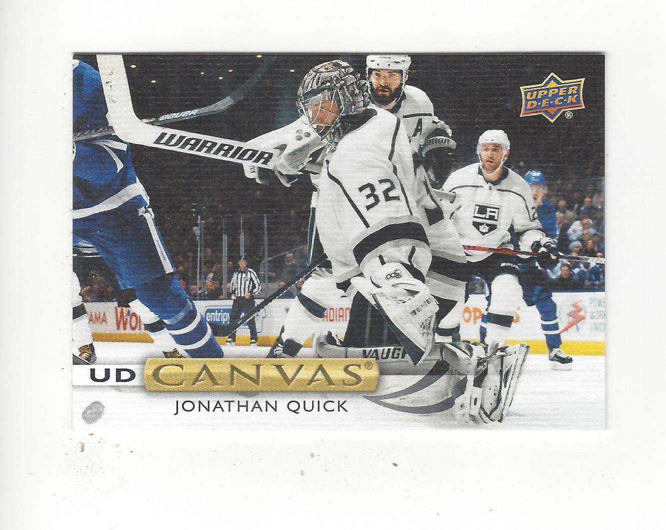 2019-20 Upper Deck Canvas #C190 Jonathan Quick