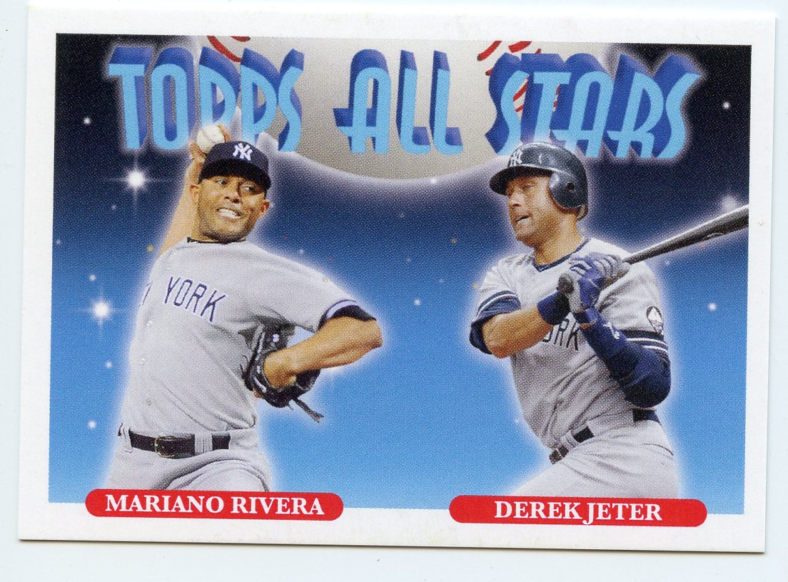 2021 Topps Throwback Thursday #77 Mariano Rivera/Derek Jeter/640*/'93 Topps AS
