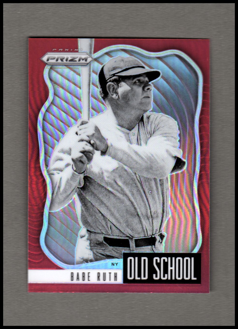 2021 Panini Prizm Old School Prizms Red #1 Babe Ruth