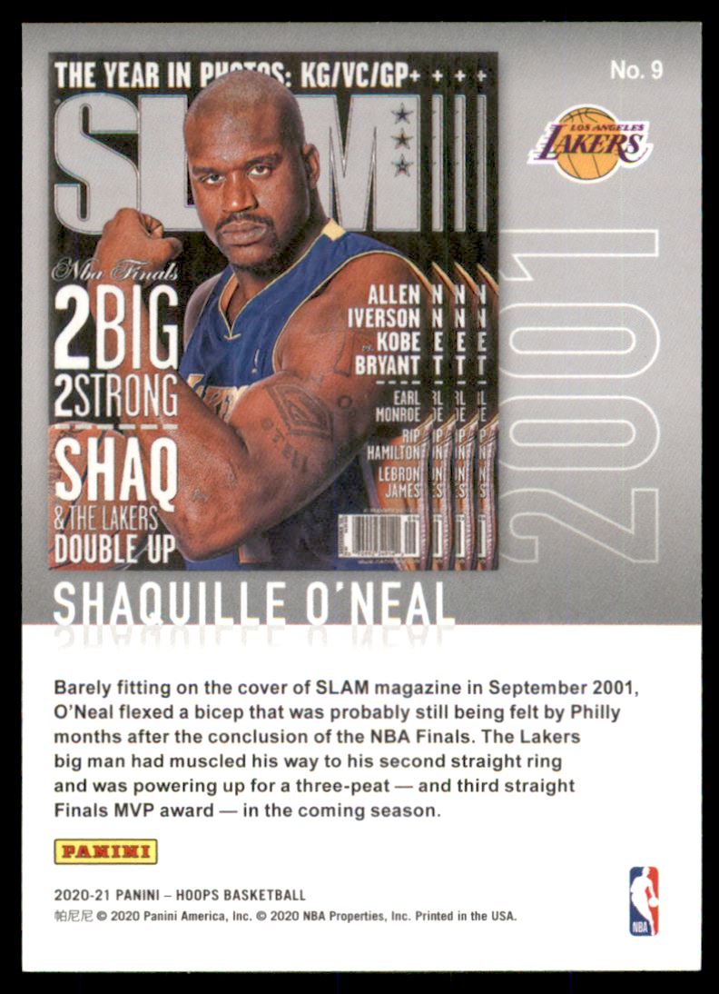 2020-21 Hoops SLAM Winter #9 Shaquille O'Neal