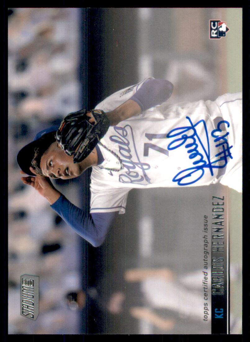 2021 Stadium Club Autographs #SCBACH Carlos Hernandez