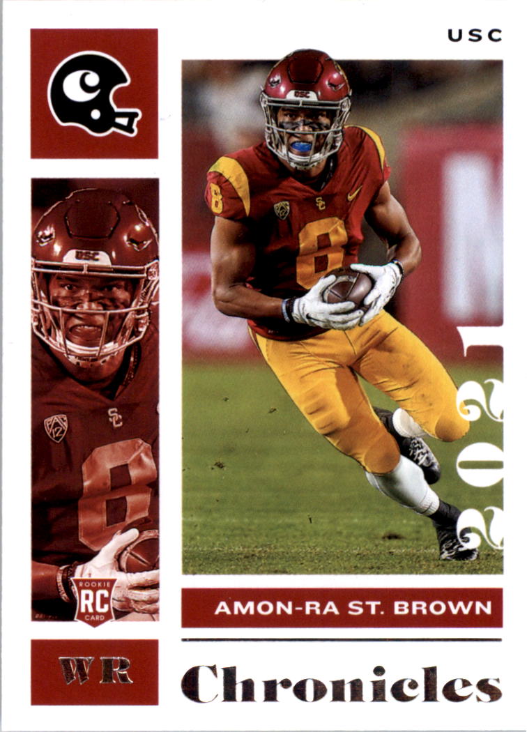 2021 Panini Chronicles Draft Picks #24 Amon-Ra St. Brown
