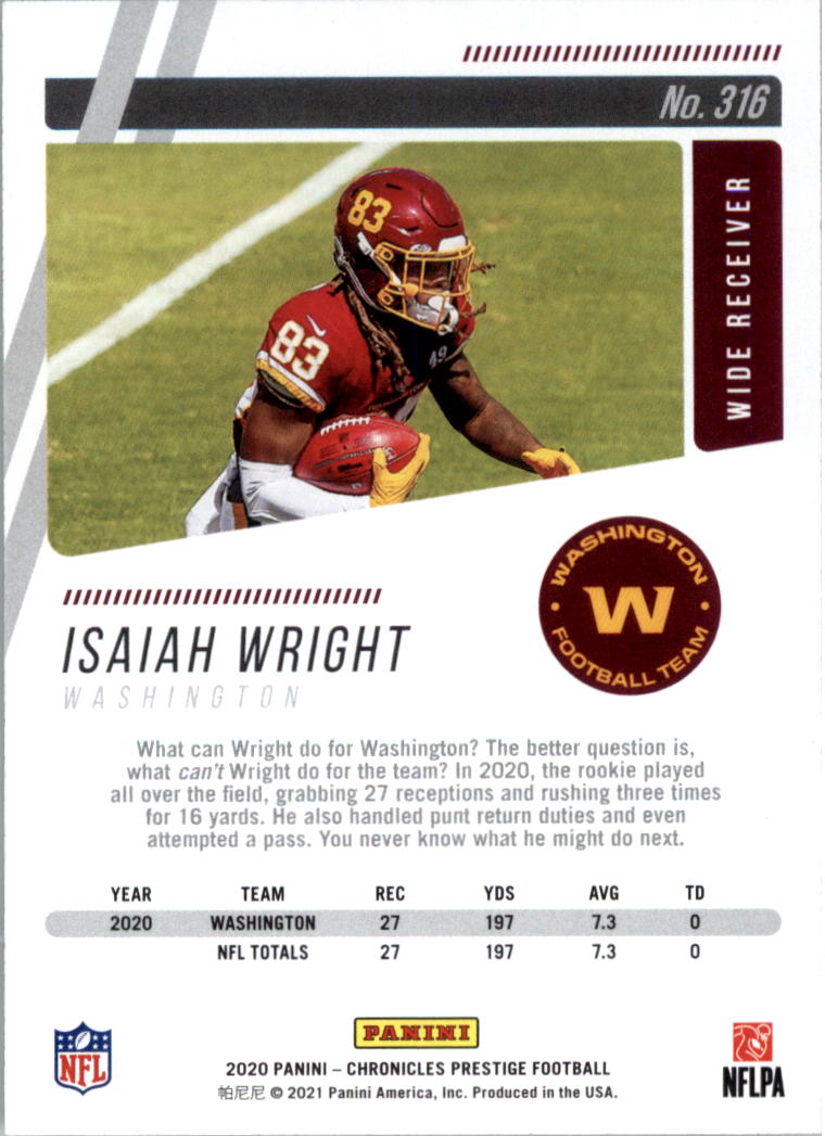 2020 Prestige Football Card Pick 101-330 - Bild 391 von 419