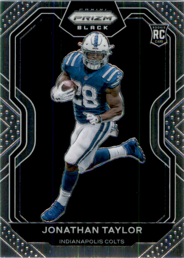 2020 Panini Prizm Black #7 Jonathan Taylor