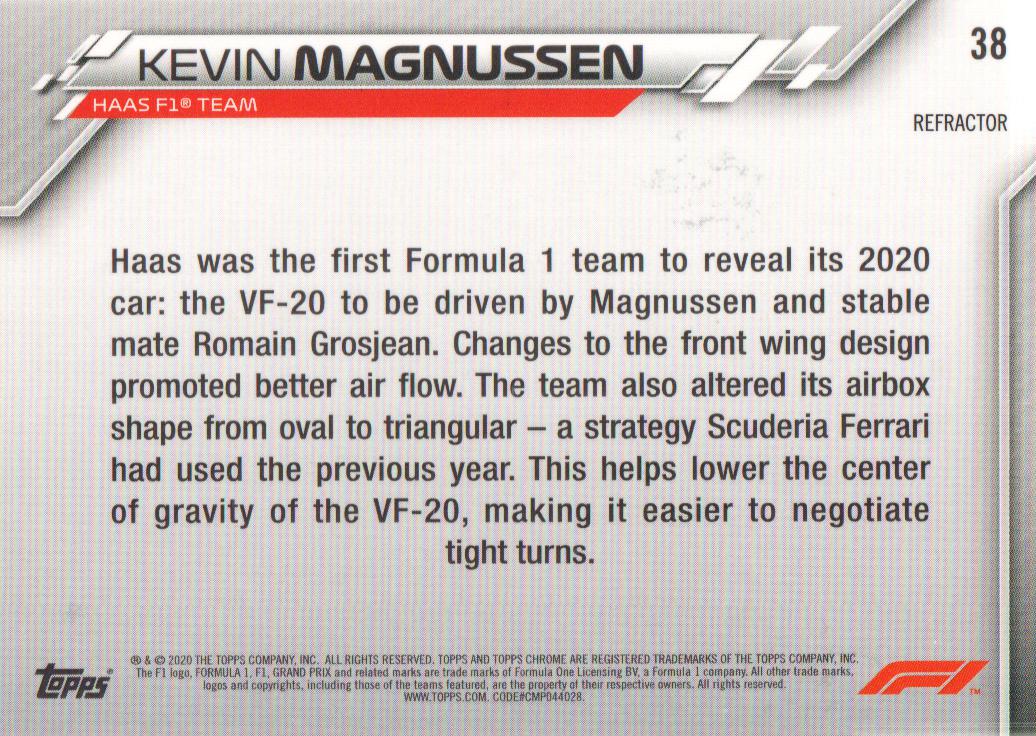 2020 Topps Chrome Formula 1 Racing Trading Cards Refractors: Pick From List