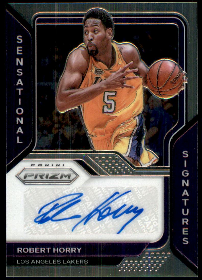 2020-21 Panini Prizm Sensational Signatures #34 Robert Horry