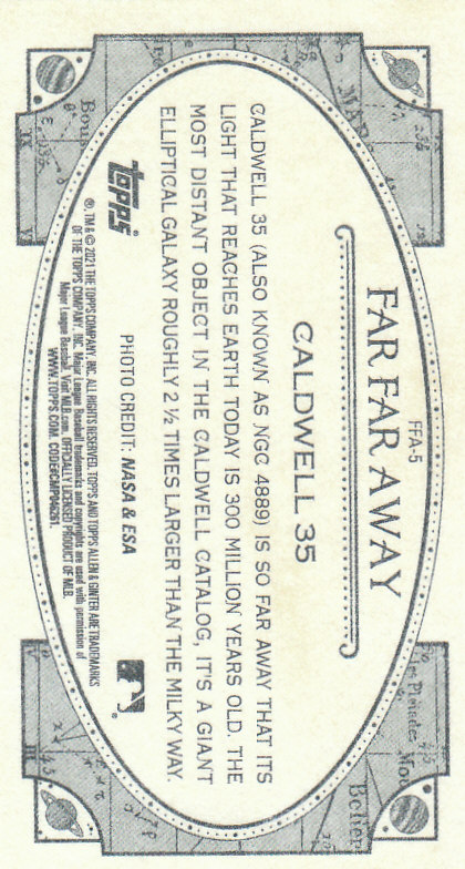 Mini tarjetas insertadas de béisbol Topps Allen and Ginter 2021 "Far Far Away" - Imagen 11 de 31