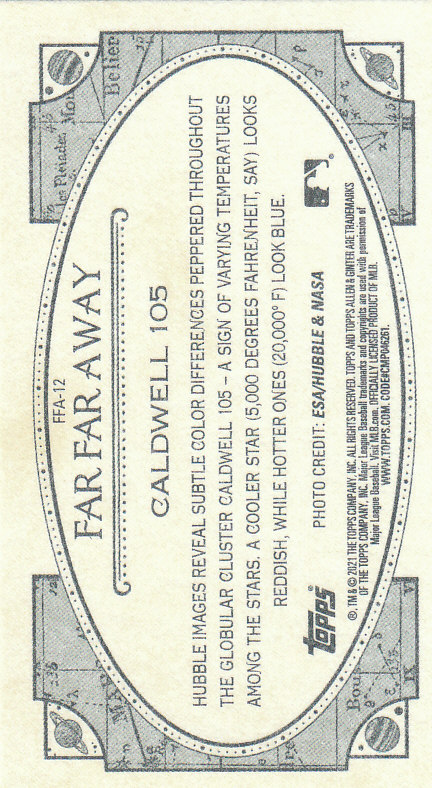 Mini tarjetas insertadas de béisbol Topps Allen and Ginter 2021 "Far Far Away" - Imagen 25 de 31