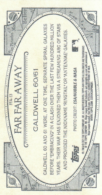 Mini tarjetas insertadas de béisbol Topps Allen and Ginter 2021 "Far Far Away" - Imagen 27 de 31