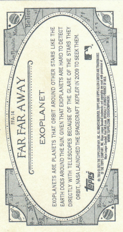 Mini tarjetas insertadas de béisbol Topps Allen and Ginter 2021 "Far Far Away" - Imagen 29 de 31