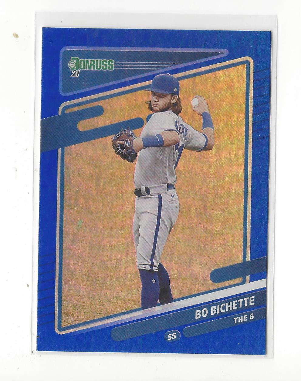 2021 Donruss Variations Holo Blue #165 Bo Bichette