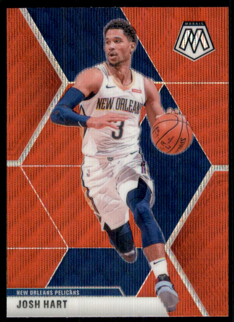 2019-20 Panini Mosaic Mosaic Red Wave #156 Josh Hart