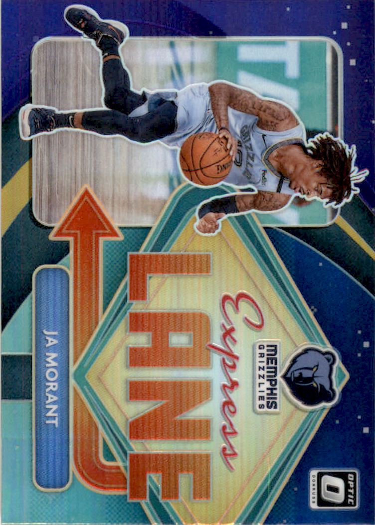 2020-21 Donruss Optic Express Lane Purple #1 Ja Morant