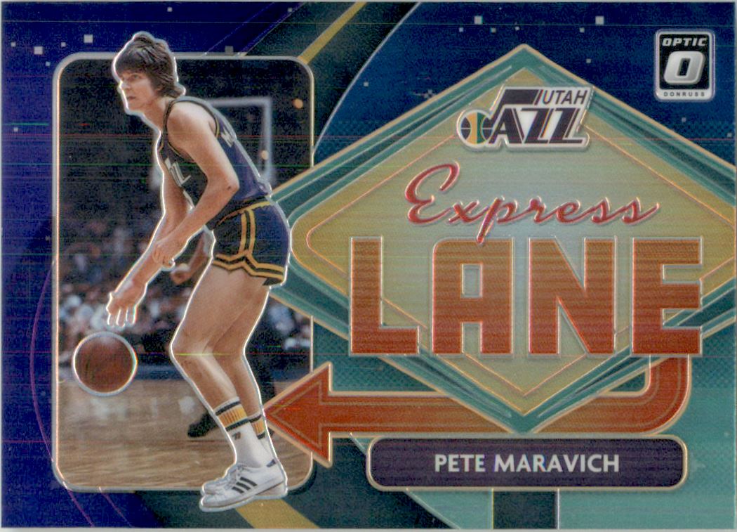 2020-21 Donruss Optic Express Lane Purple #6 Pete Maravich