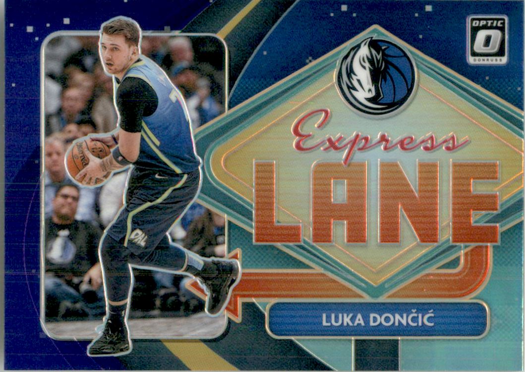 2020-21 Donruss Optic Express Lane Purple #13 Luka Doncic