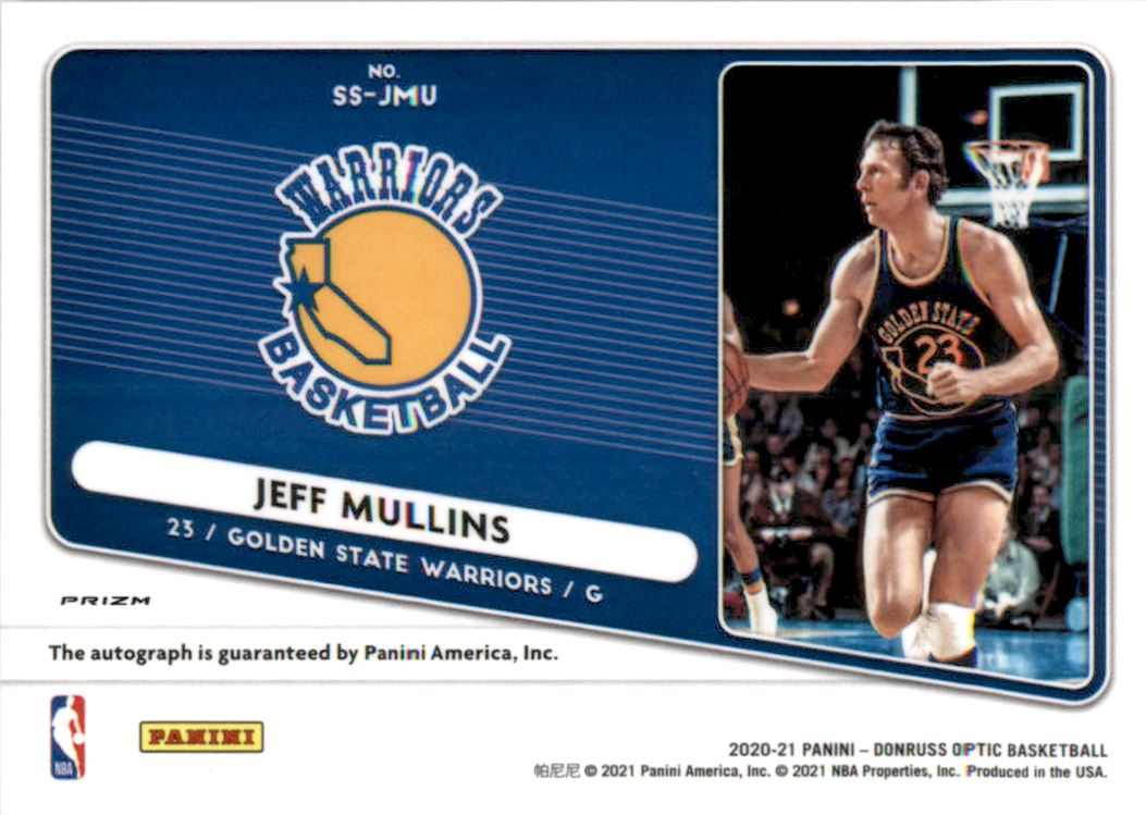2020-21 Donruss Optic Signature Series Choice #20 Jeff Mullins